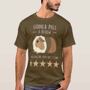 Guinea Pig Review, Funny Cute Pet Animal Lover Mom T-Shirt