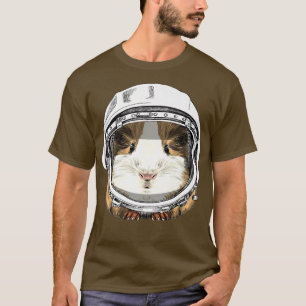 Guinea pig Rodent Astronaut Space Wildlife Animal  T-Shirt