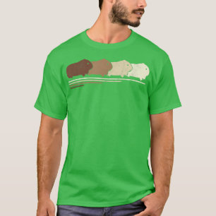 Guinea Pig Rodent Rat Hamster Wheek Lover  T-Shirt