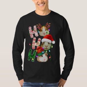 Guinea Pig Santa Ho Ho Ho Funny Christmas Xmas Gui T-Shirt