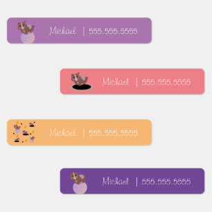 Guinea Pig School Class Lunch Name Number Labels