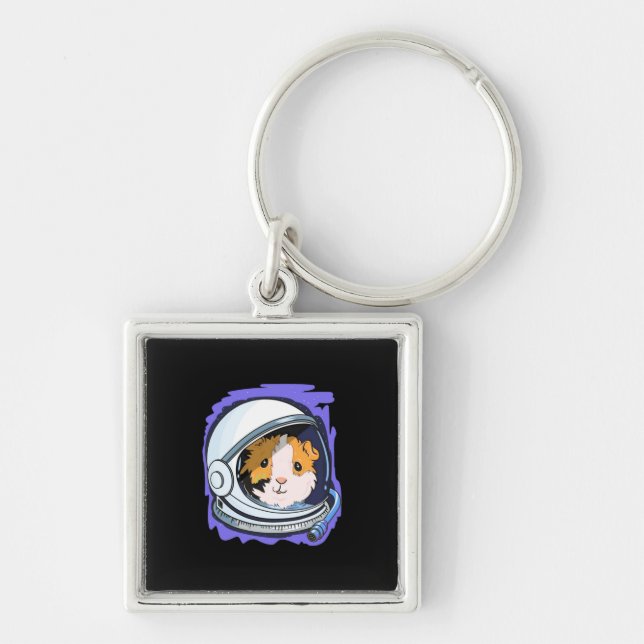 Guinea Pig Science Key Ring (Front)