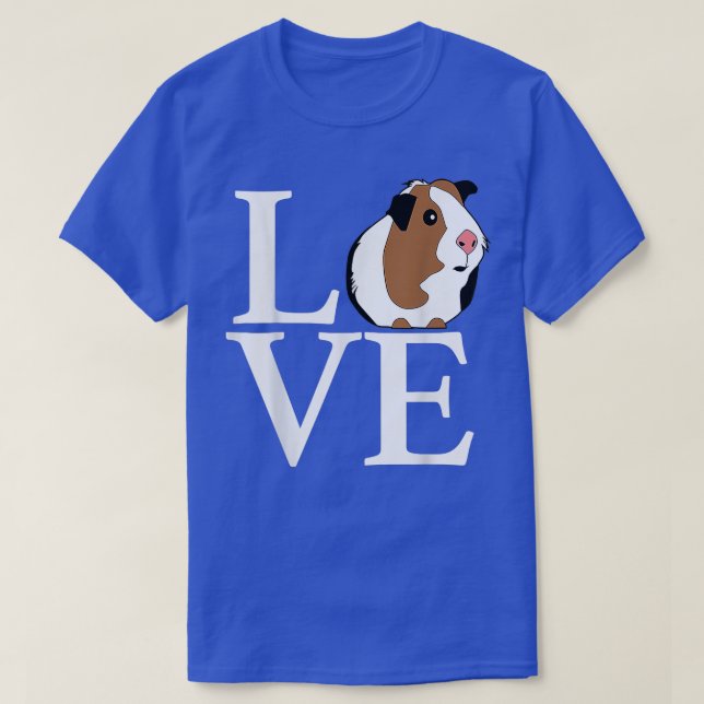 Guinea pig shirt, guinea pig love  T-Shirt (Design Front)