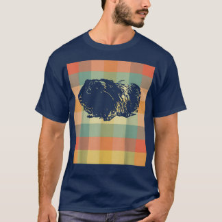 Guinea Pig Silhouette Retro Vintage Classic T-Shirt