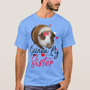 Guinea Pig Sister Costume Shirt Women Guinea Pig L
