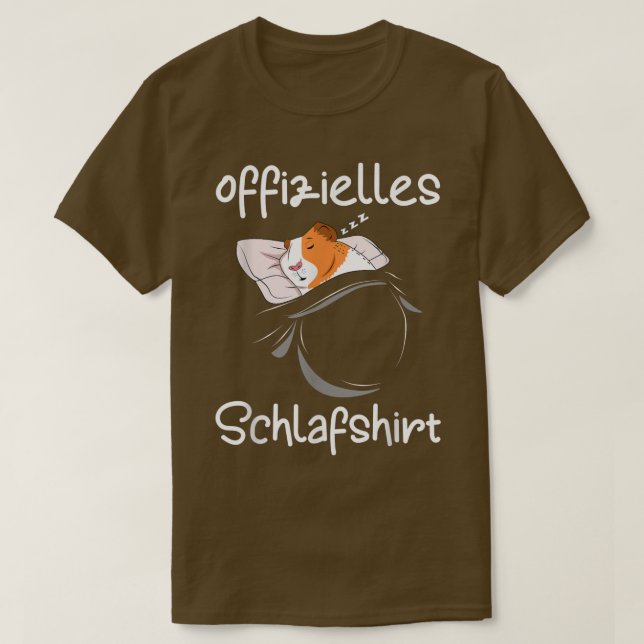Guinea Pig Sleep  Pyjamas  T-Shirt (Design Front)