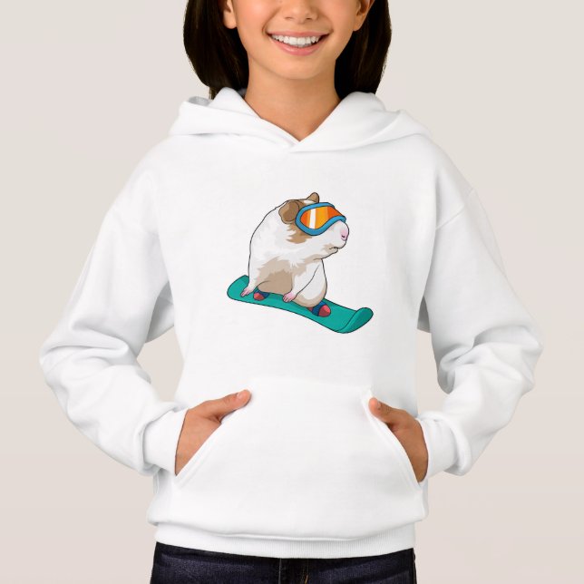 Guinea pig Snowboarder Snowboard (Front)