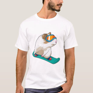 Guinea pig Snowboarder Snowboard T-Shirt