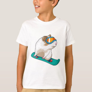 Guinea pig Snowboarder Snowboard T-Shirt