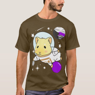 Guinea Pig Space Demiseual Pride T-Shirt