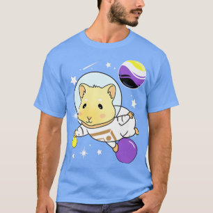 Guinea Pig Space Nonbinary Pride T-Shirt