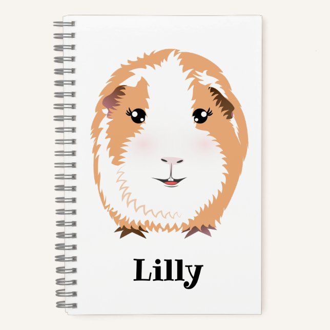 Guinea Pig Spiral Notebook (Front)