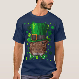 Guinea Pig St Patricks Day Animal Leprechaun Hat S T-Shirt