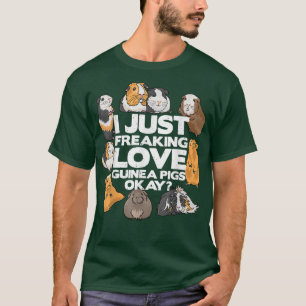 Guinea Pig T, Guinea Pig Lover Tee, Funny Guinea P T-Shirt