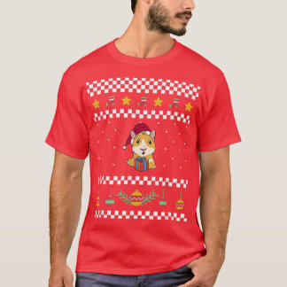 Guinea Pig Ugly Christmas, Guinea Pig 592 T-Shirt