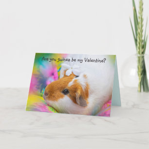 Guinea Pig Valentine Card