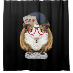 Guinea Pig Video Game Wildlife Animal Shower Curtain