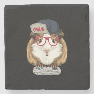 Guinea Pig Video Game Wildlife Animal Stone Coaster