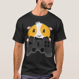 Guinea Pig Video Games Furry Potato Domestic Cavy  T-Shirt
