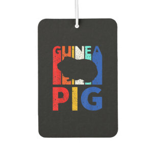 Guinea Pig - Vintage I Love My Guinea Pig Car Air Freshener