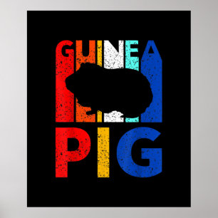 Guinea Pig - Vintage I Love My Guinea Pig Poster