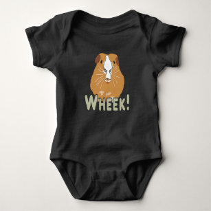 Guinea Pig Wheek Baby Bodysuit
