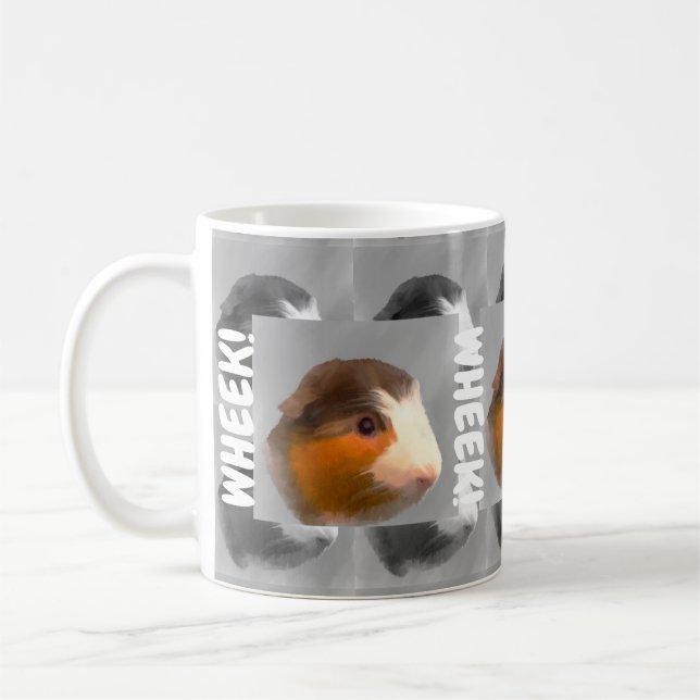 Guinea Pig Wheek Coffee Mug (Left)