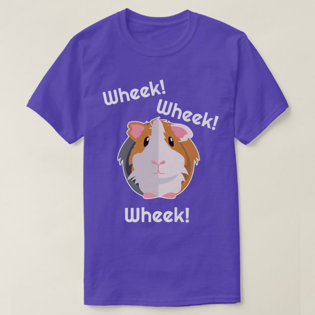 Guinea Pig Wheek Gift- Guinea Pigs Birthday Clothe T-Shirt (Design Front)