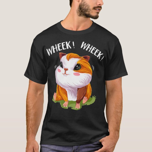 Guinea Pig Wheek Wheek Premium  T-Shirt (Front)