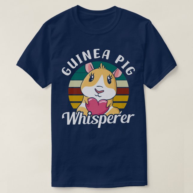 Guinea Pig Whisperer Cute Lover Pet Animal Premium T-Shirt (Design Front)