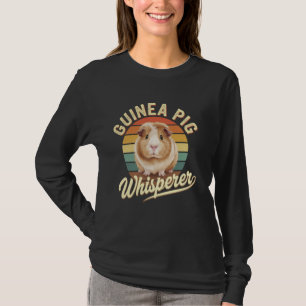 Guinea Pig Whisperer Cute Retro Pet Lover Vintage T-Shirt