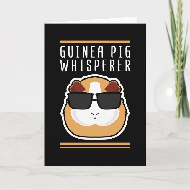 Guinea Pig Whisperer | Guinea Piggy Gift Card (Front)