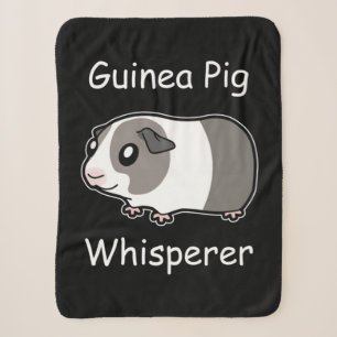 Guinea Pig Whisperer Sherpa Blanket