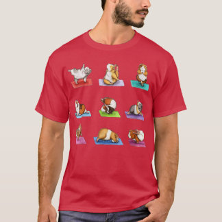 Guinea Pig Yoga Position Workout T-Shirt