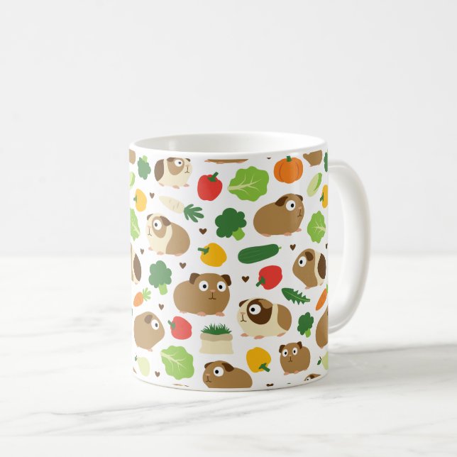 Guinea Pigs And Their Treats Coffee Mug (Front Right)