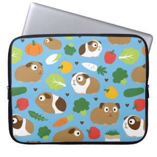Guinea Pigs And Their Treats Laptop Sleeve