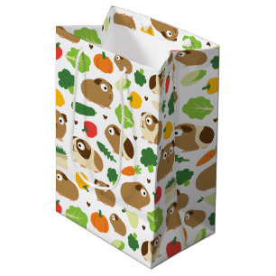 Guinea Pigs And Their Treats Medium Gift Bag