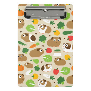 Guinea Pigs And Their Treats Mini Clipboard