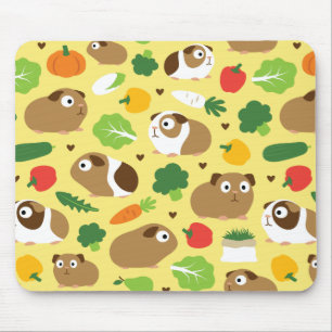 Guinea Pigs And Their Treats Mouse Mat