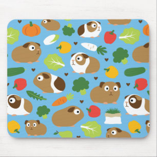 Guinea Pigs And Their Treats Mouse Mat