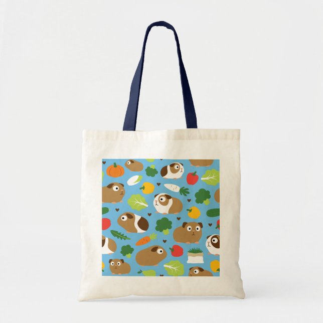 Guinea Pigs And Their Treats Tote Bag (Front)