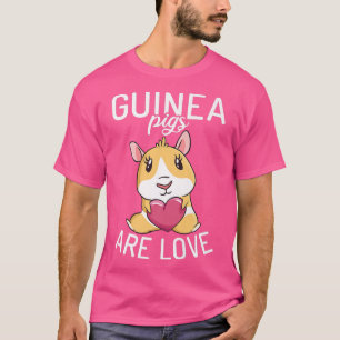 Guinea Pigs are love Guinea Pig Owner Premium  T-Shirt