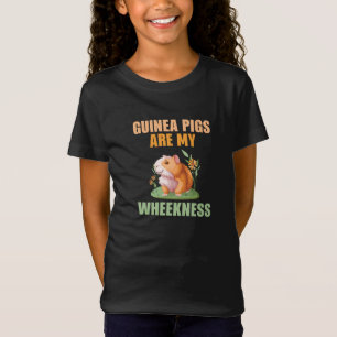Guinea Pigs Are My Wheekness on Black T-Shirt