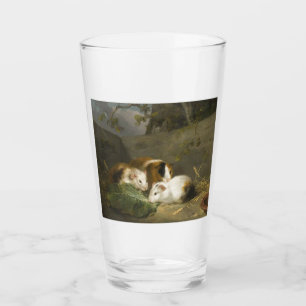 Guinea Pigs (by George Morland) Glass