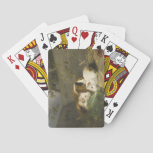 Guinea Pigs (by George Morland) Playing Cards