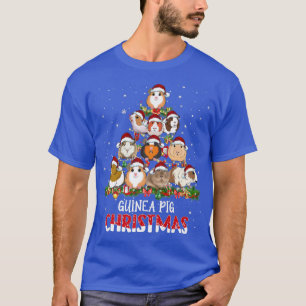 Guinea Pigs Christmas Tree Matching Pajama Guinea T-Shirt