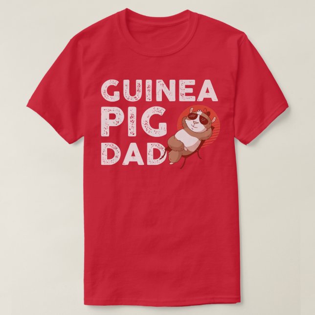 Guinea Pigs Dad Premium T-Shirt (Design Front)