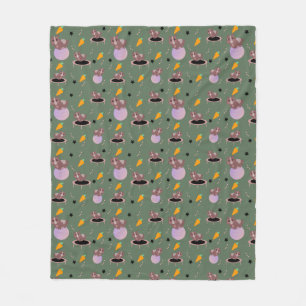 Guinea Pigs Fitness Funny Design Fleece Blanket