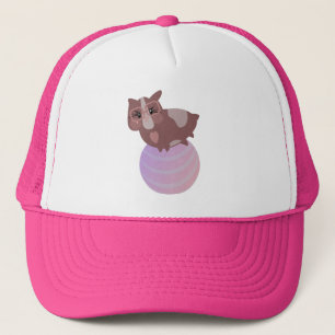 Guinea Pigs Fitness Funny Design Trucker Hat
