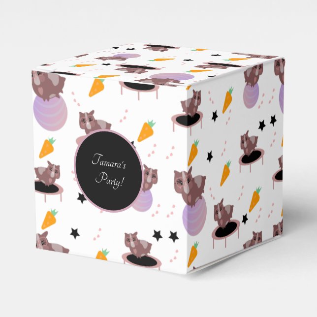 Guinea Pigs Fitness Gym Favour Box (Front Side)